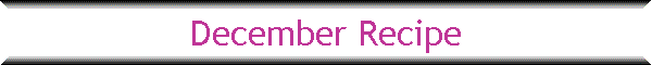 December Recipe