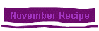 November Recipe
