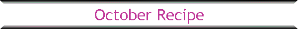 October Recipe
