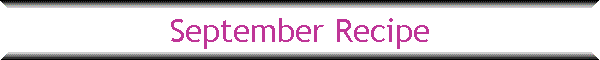 September Recipe